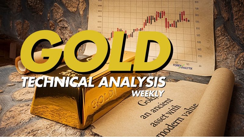 Chart of gold price history from 1999 to 2024 with clearly marked trend lines and support/resistance levels.
